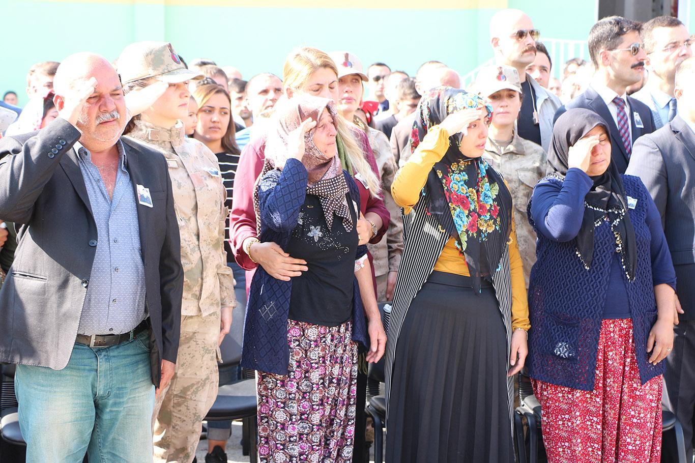 Hayatını kaybeden asker için tören düzenlendi